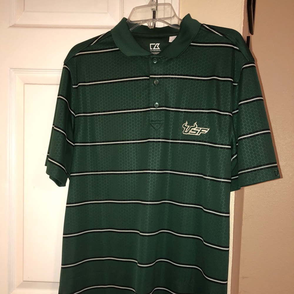 USF polo cutter & buck Men’s Large